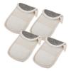 Baluue 4pcs Soap Bag Foaming Net Exfoliating Soap Saver Pouch Soap Holder Net Made of Safe Material Easy to Use and Hang view 1