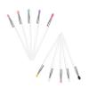 Baluue 10pcs Portable Eyeshadow and Lip Brush Premium Makeup Brushes for Women Lightweight and Travel-friendly Comfortable Application Transparent Handle for Daily Use view 1