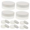 Baluue 10pcs Cosmetic Sample Containers Travel Cosmetic Jars Small Containers Lids for Lotion Moisturizer Cream view 1
