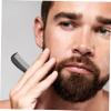 NOLITOY 1set Men's Beard Care Kit Stainless Steel Scissors Trimmer Comb Storage Bag for Barbershop view 4