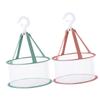 BUGUUYO 2pcs Makeup Puff Drying Basket Breathable Mesh Rack for Fast Drying Cosmetic Sponges and Brushes Mini Ventilated Organizer for Home and Travel Lotus Matcha Green view 1