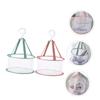 BUGUUYO 2pcs Makeup Puff Drying Basket Breathable Mesh Rack for Fast Drying Cosmetic Sponges and Brushes Mini Ventilated Organizer for Home and Travel Lotus Matcha Green view 3