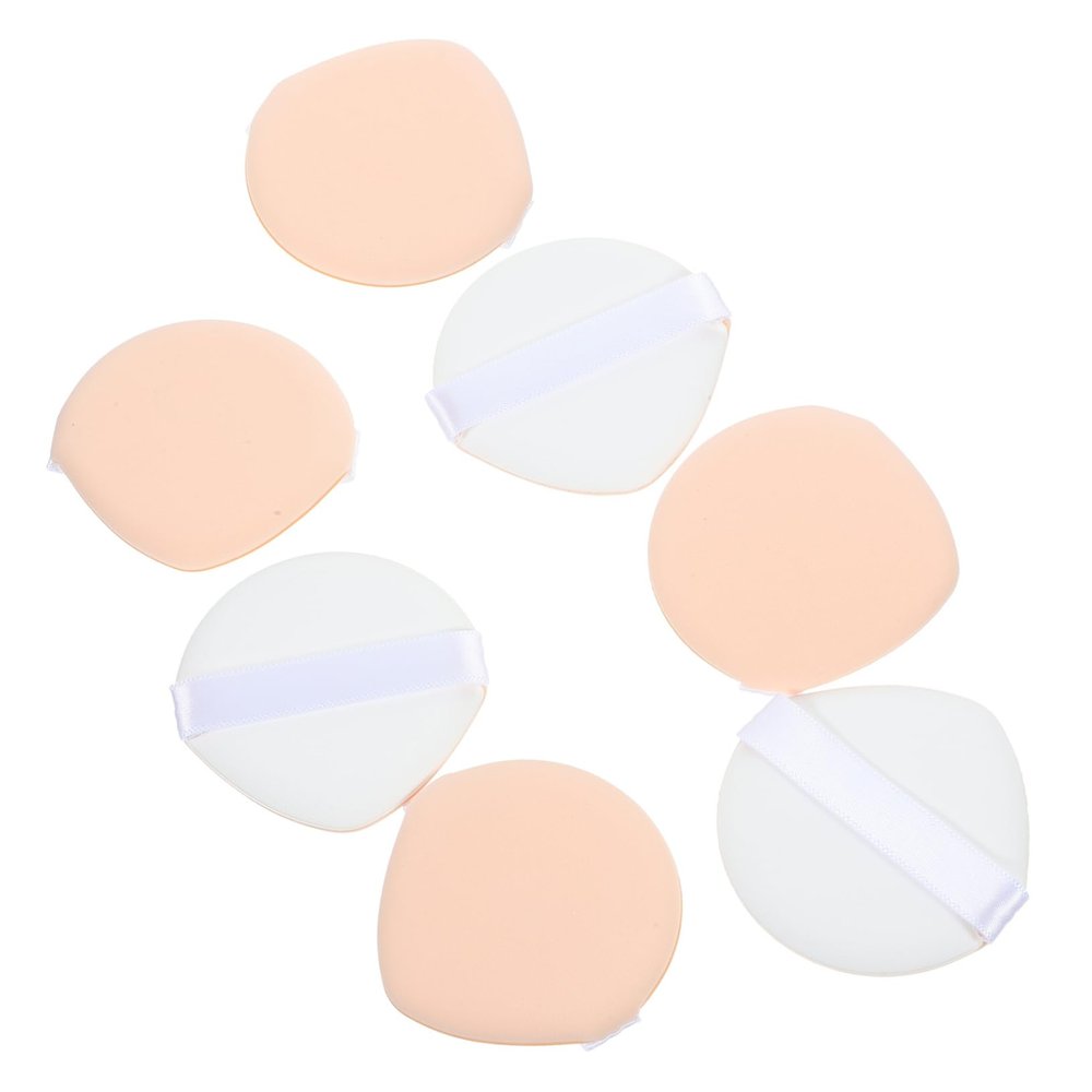 Baluue 7pcs Double-sided Makeup Sponges for Liquid and Application Skin-friendly Foundation Puff for Daily Use Versatile Beauty Tools for Makeup Finish