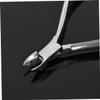 FRCOLOR 2pcs Stainless Steel Nail Care Clipper Scissors Plier Cuticle Remover for Dead Skin for Nail Artists view 4