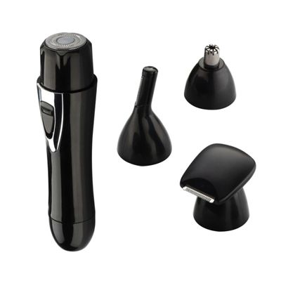 TOVINANNA Rechargeable Multi-Function Nose Hair Trimmer Compact USB Electric Grooming Tool for Men and Women Operation Safe and Durable Design Black