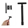 Gogogmee Women Shaving Tool Manual Beard Trimmer Facial Razor Safety Razor Blade Reusable Easy to Use for Travel view 3