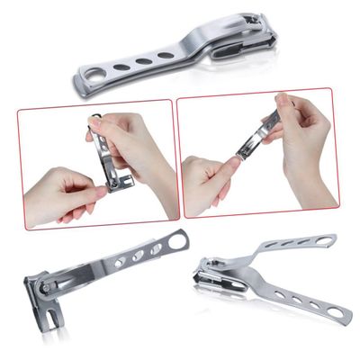 MERRYHAPY 2 Pack Manicure Sets Heavy Duty Toenail Cutters Nail Cutter Catcher Adjustable Nail Clipper
