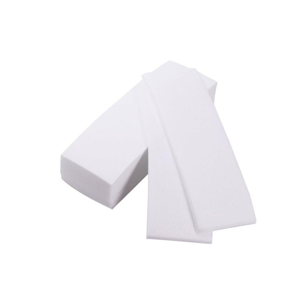 Beatifufu 200pcs Hair Removal Strips Thick Nonwoven Depilatory Paper for Facial Body Use Skin-friendly Flexible Easy to Use for Eyebrow Lip and Nose Waxing