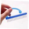 IWOWHERO 4pcs Nail Scrubber Brush for Fingernails and Toenails Multi-functional Nail Cleaning Tools Compact and Lightweight Design for Blue Color view 3