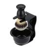 MERRYHAPY Wet Shaving Kit Acrylic Razor Holder Brush Set Shaving Cup Face Cleaning Tool view 1