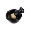 MERRYHAPY Wet Shaving Kit Acrylic Razor Holder Brush Set Shaving Cup Face Cleaning Tool view 2