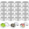 20Pcs Lip Balm Containers 20ml Aluminum Jar Tin Reusable  Refillable Small Tins with Screw Caps Travel Sized Sample Containers for Cosmetic, Cream, Lip Balm Containers view 2