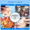 20Pcs Lip Balm Containers 20ml Aluminum Jar Tin Reusable  Refillable Small Tins with Screw Caps Travel Sized Sample Containers for Cosmetic, Cream, Lip Balm Containers view 4