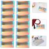 Baluue 20pcs Glitter Eyelash Storage Box Half-transparent Eyelash Organizer for Travel Durable Cosmetic Holder Lightweight False Lash Case View Design for Easy Access view 3