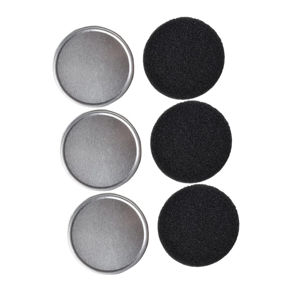 Baluue 3sets Sponge Makeup Cleaning Box Reusable Eye Shadow Brush Cleaner for Makeup Brush Maintenance Includes Sponge Boxes