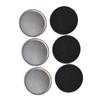 Baluue 3sets Sponge Makeup Cleaning Box Reusable Eye Shadow Brush Cleaner for Makeup Brush Maintenance Includes Sponge Boxes view 1