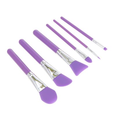 Baluue Makeup Set for Women 6pcs Silicone Brush Set Mask Applicator Foundation Makeup Brush Sponges Perfect for Girls