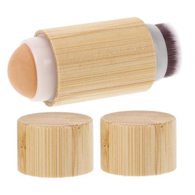 NOLITOY Portable Foundation Brush with Roller for Liquid Makeup Application Compact Makeup Tool with Soft Bristles for Even Blending Women The Go
