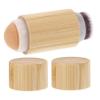 NOLITOY Portable Foundation Brush with Roller for Liquid Makeup Application Compact Makeup Tool with Soft Bristles for Even Blending Women The Go view 1
