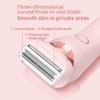 Smooth Shave Razor, Belarae Brazilian Shaver, Smoothshave Razor, Beauty Bloom Shaver Pro, Shaver for Women, 2 In 1 Electric Shaver Razors for Women (Blue) view 2