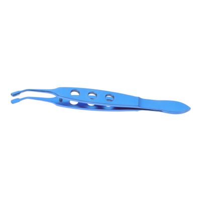 OSOLADY Metal Eyelid Tweezer Meibomian Gland Massage Tool for Women Eyelash Tweezer Non-slip Surface for Beauty Salons
