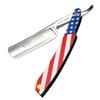 Naked Armor American Straight Razor - Shave Ready Japanese Steel Straight Razors for Men with Metal Scale, Case Included, Close Shave view 1