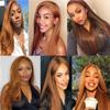 10 12 14 Inch Brown Bundles Straight Human Hair Color 30 Human Hair Straight Bundles Brown Human Hair Brazilian Hair Weave Bundles Dark Brown Straight Human Virgin Hair Extensions view 2