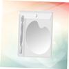 MERRYHAPY Professional Eye Shadow Makeup Palette Stainless Steel Pallet Nail Art Supplies view 2