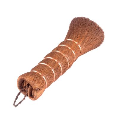 Natural Palm Fibre Tea Brush for Teapots and Coffee