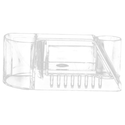 Beatifufu Nail Drill Bits Holder Box Transparent Organizer for Manicure Tools Polishing Drill Bit Storage Lightweight and Durable for Home and Salon Use
