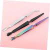 Beatifufu Professional Nail Art Tweezers Clip Double-ended Slanted Tweezer for Nails and Art view 4