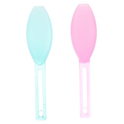 Beatifufu Foot Scraper Set 2pcs Exfoliating Rubbing Tool Stone Dead Skin Remover for Smooth -Free Feet Random Color