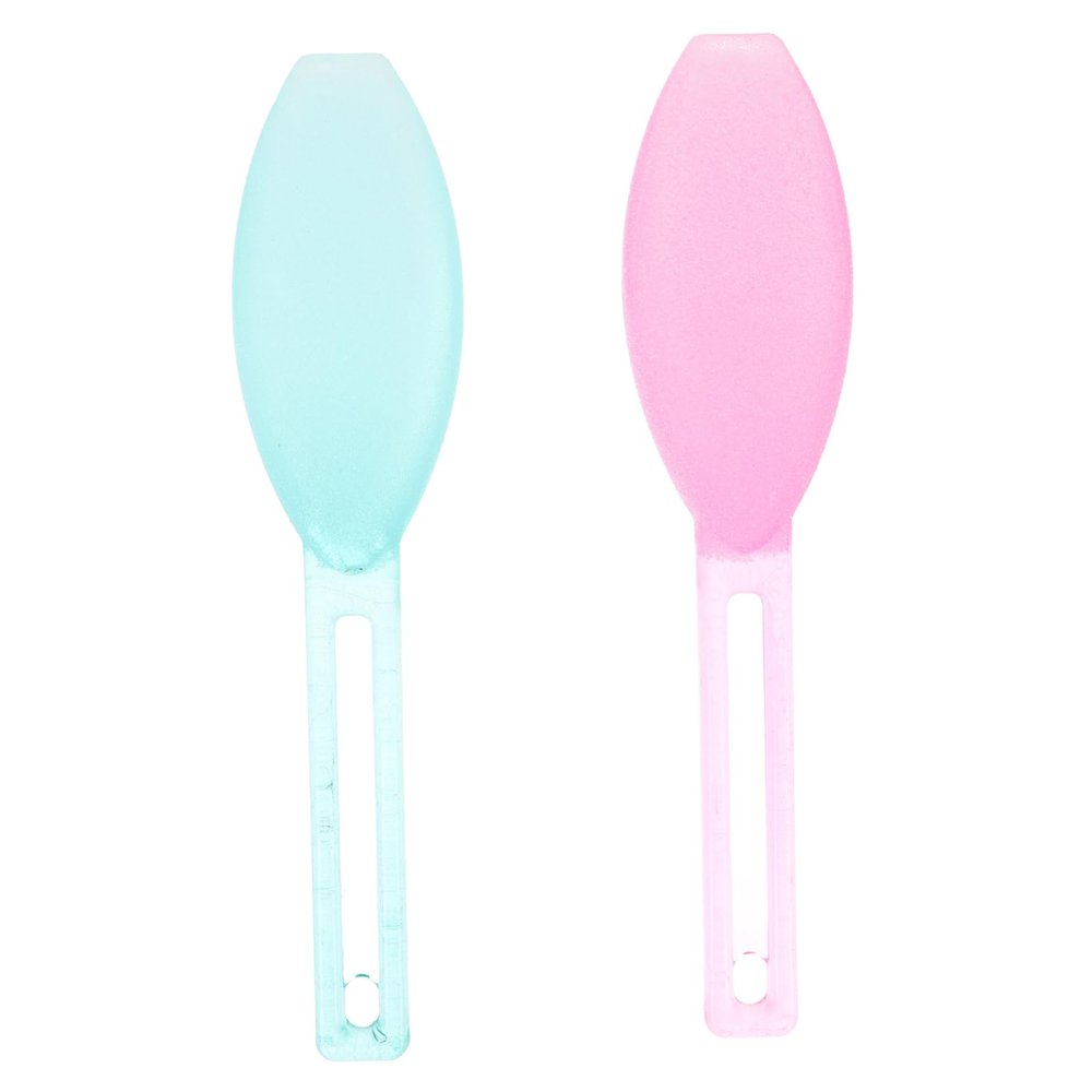 Beatifufu Foot Scraper Set 2pcs Exfoliating Rubbing Tool Stone Dead Skin Remover for Smooth -Free Feet Random Color