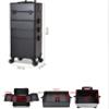 DRMEE Rolling Salon Tray, Cosmetic Case Makeup Case Rolling Beauty Salon Case Professional Makeup Case Organiser Beauty Rollling Trolley Box Salon Tray Cart view 2