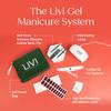 Livi Gel Manicure System with UV Light  Full Mani Kit with 40 Nail Stickers, UV Light & Mani Tools for Salon-Quality Nails at Home, Easy-to-Use DIY Starter Gel Polish Set (Not Everyone Can Be Me, XO) view 2