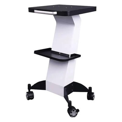 DRMEE Rolling Salon Tray, Salon Trolley Beauty Equipment Trolley Spa Trolley Cart with Silent Wheels Hairstylist Instrument Tray Salon Tray Cart