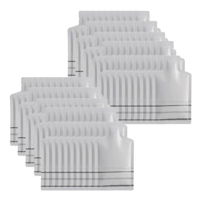 100pcs Foil Sample Pouches | Leak-Proof Heat Sealing Shampoo Dispenser Bags | Refillable Tip Open Pouches for Shower Gel, Perfume, and Cosmetics