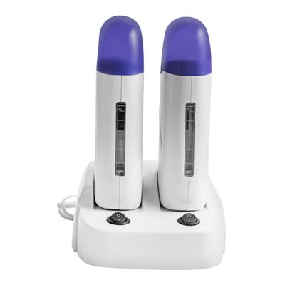 NOLITOY 1set Wax Heater for Hair Removal Dual Function Waxing Machine Shell Suitable for Salon Home Use Voltage Includes Heaters