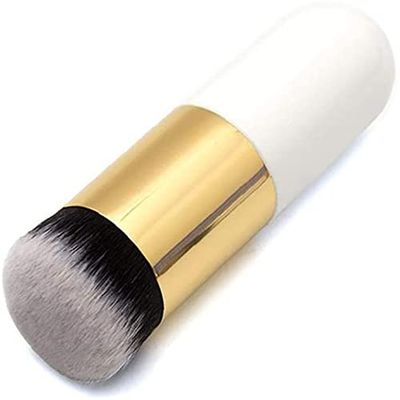 1pc Flat Foundation Powder Brush Professional Makeup Brush with Large Round Head Soft Bristle Foundation Brush for Powder or Liquid Cosmetics Blender Stylish