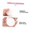 MERRYHAPY 200pcs Thicken Makeup Pads Multi-Functional Facial Cleaning Rounds for Eye Makeup Lipstick More Soft OPP Bag view 2