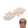 Soumimi Ear of Wheat Hair Clips Rhinestone Pearl Metal Hairpins Barrettes Hair Accessories for Wedding Party Everyday, Gift for Women view 1