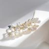 Soumimi Ear of Wheat Hair Clips Rhinestone Pearl Metal Hairpins Barrettes Hair Accessories for Wedding Party Everyday, Gift for Women view 3