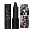 2 Pieces Halloween Black Matte Lipstick, Black Lip Face Body Paint Stick, Cream Eye Black Stick, Waterproof Long Lasting Lip Balm for Women, Eye Black Stick for Sports Party Clowns view 4