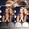 THEKLA 24 x 32 Inch Hollywood Light Vanity Mirror with 24 Bulbs Adjustable 3 Color Lights 32" Vanity Lighted Mirror for Bathroom Bedroom Wall Vanity Makeup Table Mirrors with Lights Base X10 Magnifier view 3