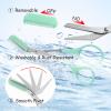 2Pcs Eyebrow Trimmer Scissors, Men Women Eyebrow Clippers, Comb Head Detachable, Safe Eyebrow Trimming Tool, Beard Trimmer, Easy to Operate for Beginners, Makeup Artist Recommended Eyebrow Scissors view 4
