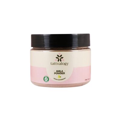 Amla Powder | Derived From Amla & Gooseberry |Emblica Officinalis | Amalaki For Hair Care | 100% Pure & Natural | Chemical & Preservatives Free | Hair Mask & Pack | In Plastic Jar - 200 GM