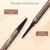 2PCS Microblading Eyebrow Pen, 2024 New 2 in 1 Dual Ended Eyebrow Pencils, Waterproof 3D Microblading 4 Fork Tip Eyebrow Pencil, Magic Eyebrow Pencil 4 Fork Tip for Natural (Auburn) view 4