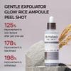 Dr.Melaxin Peel Shot Glow Rice Peeling Ampoule 80ml Daily Soft Exfoliating Face and Body Scrub Dead Skin Cells Blackhead Remover for All Skin Types korean skin care view 2