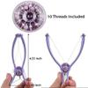 Threading Machine for Women, Eyebrow Face and Body Hair Threading and Removal System kit Tweezers for Eyebrows, Threading Tool, Threading Machine for view 2
