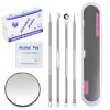 Blackhead Remover - Professional Facial Blackhead Tweezers, Stainless Steel Tool Set, Blackhead/Pimple Extracto (4PCS) view 1